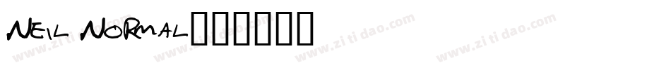 Neil Normal字体转换
